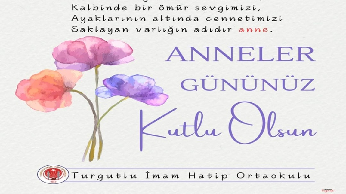 BÜTÜN ANNELERİMİZİN ANNELER GÜNÜ KUTLU OLSUN. İYİKİ VARSINIZ...